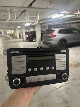 638-50773-noa2 1 Factory Radio Vw Golf Mk5 Or Mk6 2006-2012 1k0 035 161 Used Tested Good Free Shipping