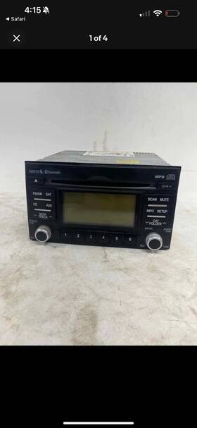 638-52086-noa2 1 Factory Radio Kia Sedona 2009 Am/fm Cd Player Display