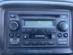638-57800-noa 1 Factory Radio 2001 Crv Oem Cd Cassette Player With Anti Theft Code Card