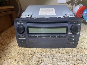 638-58043a-a 1 Factory Radio Control Unit-am Fm Cd Player Reman Fits 2003 Toyota Corolla
