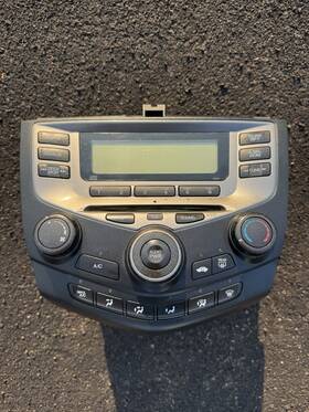 638-58480-noa2 1 Factory Radio 2004 Honda Accord Climate Control Unit Am Fm Cd Player Oem