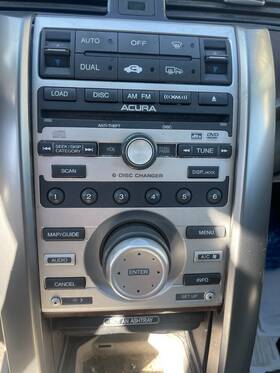 638-58741-noa-x 1 Factory Radio 2005 Acura Rl Stereo Head Unit With Cd Player Oem Used Free Shipping Usa