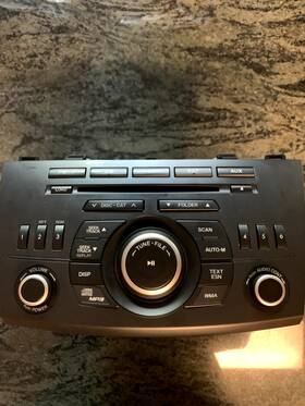 638-59106-noa 1 Factory Radio 2010-2013 Mazda 3 Am Fm Cd Player Receiver Replacement P/n Bbm5 66 Ar0 147