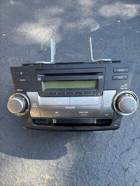 86120-0e220-c0 1 Factory Radio 86120-oe220-co Toyota Highlander Oem Am Fm Cd Player 2008-2010