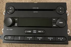 8c3t-18c815-gb 1 Factory Radio Ford Truck Stereo -am/fm 6 Disc Cd Player Mp3 2007 Preowned Excellent