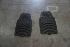 1058-uf-b Rubbermaid Plastic Matts Black Two Sets Oem