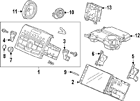 39103-t0a-a21 Honda Genuine Oem Radio Knob