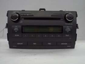 638-51466 Audio Equipment Radio Display And Receiver Fits 09-10 Corolla