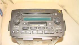 39100-s3v-a320 Acura 2001-2004 Mdx Radio Stereo 6 Disc Cd Changer 3tf1 Face W Cassette
