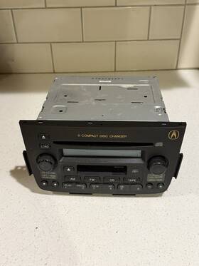 39100s3va00 Acura 2001-2004 Mdx Am Fm Radio Cassette Cd Single Disc Player W/o Navigation