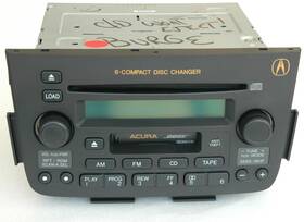 39101-s3v-a130 Acura Oem Am/fm Radio Stereo 6 Disc Cd Changer - 2001 2003 Mdx Needs Code As-is