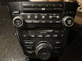 39101stx-a710-m1 Acura 39107stxa73 2010-2013 Mdx Radio Receiver Head Unit Advance And Entertmt