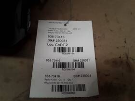 638-73416 Acura Audio Equipment Radio Control Panel Lower Se Fits 16-18 Ilx 346164