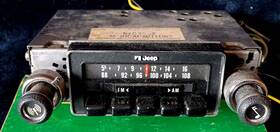 5jc3802 American Motors Motorola 1978 Jeep Wrangler Cj 5 7 Truck Cherokee Amc Radio Am Fm Works
