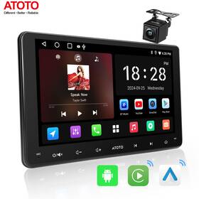 Atoto 970252673861 A5l Double Din 9 Inch Android Car Radio Gps Tracking Carplay Backup Camera