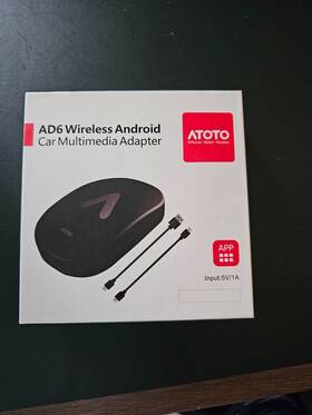 Atoto-ad6 Atoto Ad6 Car Multi-media Wireless Android Adapter For Wired Carplay Head Units