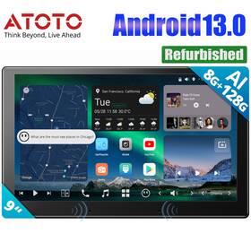 X10eg209eb Atoto 9 Inch X10 2din Chatgpt Car Stereo Gps Radio Qled Touchscreen Android 13 Wifi