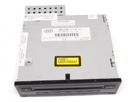 4e0057111c.4e0057111e Audi 2003 - 2006 A8 D3 Cd 6 Disc Changer Receiver Remote Unit 4e0035111a Oem