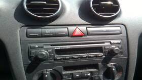 638-50102a Audi Audio Equipment Radio Receiver With Black Buttons Fits 06-08 A3 30090065