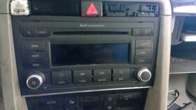 638-72876 Audi Audio Equipment Radio Am-fm-stereo-cd Fits 03 A4 1725487