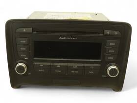 7647009380 Audi 08-09 Tt Mk2 Audio Radio Player Am Fm Receiver Monitor Unit Oem