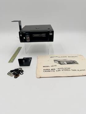 Uc-10 Audiovox Vintage Underdash Cassette Stereo Player