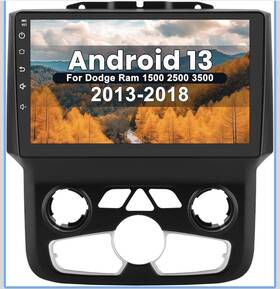 B0dx6s26qy Awesafe Android Head Unit Ram 2013-2018 With Auto A/c Apple Carplay