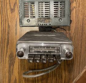 25-830 Becker Europa Radio With Amp Vintage Am/fm Jaguar Xke Untested Amplifier
