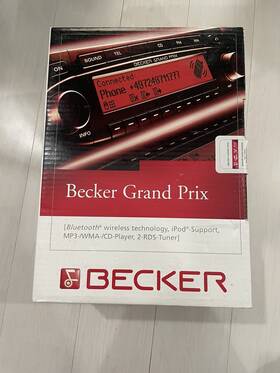 Be7990 Becker Grand Prix With Box Manuals And Apple Ipod Interface Module