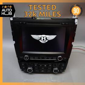 3w0035017l Bentley 14-18 Continental Gtc Gt Command Head Unit Navigation Radio Oem 32k