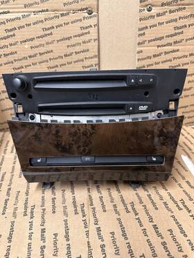 9117560-02 Bmw 2004-2007 E60 E61 5-series Ccc Navigation Radio Cd Dvd Player Wood Trim Oem