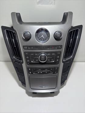 Cadillac 729644878005 2008-2013 Cts 3.6l A/c Heater Radio Climate Control Panel Bezel Oem