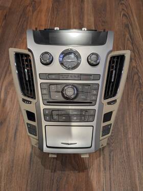 Cadillac 935672060429 2008-2012 Cts A/c Heater Radio Climate Control Panel Bezel Screen Oem