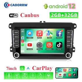 Wha303735827389260 Cadorrw 2 32g 7 Inch Android 12 Car Stereo Radio Apple Carplay For Vw Volkswagen Jetta Passat