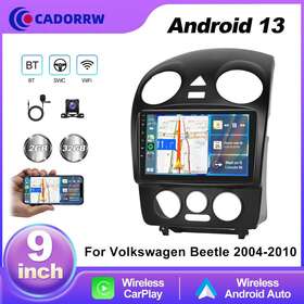 Wha733505738204586 Carorrw 9 Inch For Vw Beetle 2004-2010 Android 13 Carplay Car Stereo Radio Gps Navi Wifi 32g