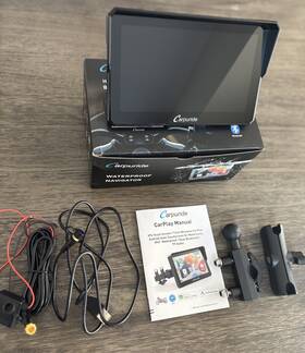 W702 Carpuride Moto Carplay Android Auto Waterproof Touchscreen Dual Bluetooth