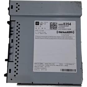 849888354 Chevrolet Silverado 1500 Pickup A/v Equipment Receiver Opt Ior 21-22