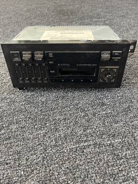 4469084 Chrysler Oem Dodge Infinity Am/fm Cassette Radio Stereo Bass Treble