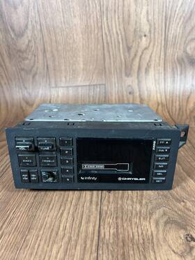 5269443 Chrysler B45 89-90 Infinity Alpha Rom Am Fm Stereo Cassette Oem Pn#5269443 Read