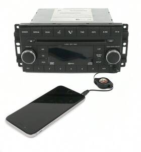 05064923ae Chrysler Dodge Jeep 2008-2011 Dakota Am Fm 6 Disc Cd Dvd Player W Aux Part Face Req