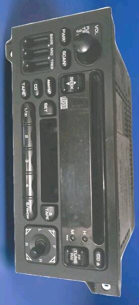 P04704383ahn Chrysler For Parts Only Dodge Jeep Cd Cassette Tape Radio Oem Factory Mopar Used