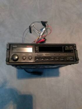 9770rt Clarion 8925rt Car Radio Am Stereo Cassette Magi Tune With Harness. Free Shipping