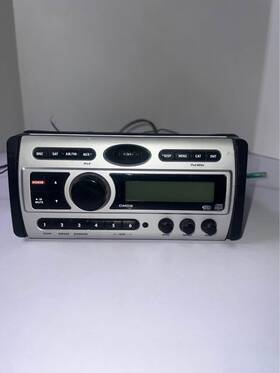 Cdm5 Clarion Marine Cd Player Stereo Head Unit With Remote Control And Instructi