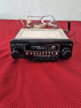 Hpl-118f Concord Head Unit Tape Player Radio With Jensen Loudspeaker Level Controls