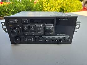 09367595 Delco Am/fm Radio Cassette Player Head Stereo 99 Jimmy Blazer Untested