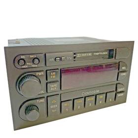 9375973 Delco Factory Am Fm Cassette Radio Oldsmobile Alero 2001 Works Great Used
