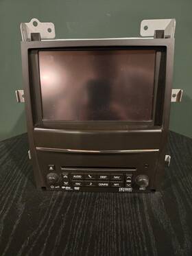28355001 Delphi 2014 Escalade Am/fm Dolby Stereo Head Unit Super Nav Navigation Gps Factory Oem