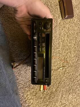 Dcc-8570 Denon Rare Pullout Single Din Head Unit Tested Works Great Used