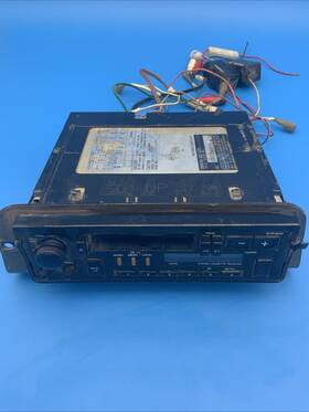 Dcr-5270 Denon Dcr-5720 Vintage 12v Negative Gnd Stereo Radio Untested