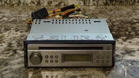 Dct-r10 Denon Single Din Silver Face Head Unit Works Great Made In Japan